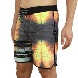 Shorts de bain et de pêche pour hommes, taille mi-haute, personnalisés, de haute qualité, 100% polyester, couleur unie, respirants, séchage rapide, grandes tailles - Product Image 4