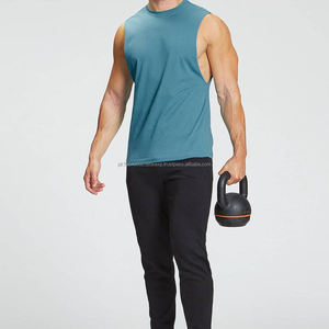 เสื้อกล้ามสไตล์วินเทจสำหรับผู้ชาย บริการ OEM ดีไซน์ล่าสุด เสื้อฟิตเนสระบายอากาศได้ดี ราคาประหยัด - Product Image 1