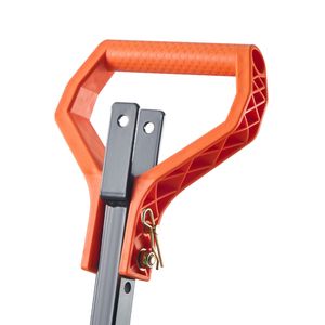 Carrello da Giardino Versatile e Resistente con Manico a Doppia Funzione, Telaio in Acciaio da 6,48 Cu.ft e Vano in Polietilene, Montaggio Semplice - Product Image 2