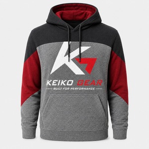 Sweat à capuche doux pour homme en coton, coupe confortable, style streetwear décontracté, personnalisable avec logo, idéal pour le quotidien - Product Image 1
