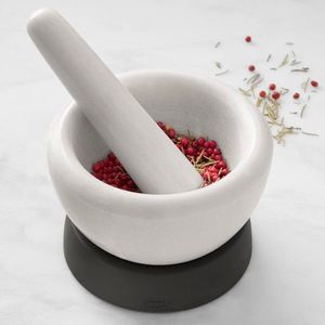 High Strength Marble Mortar And Pestle Bowl For Crushing <b>Grinding</b> Herbs Spices And Making Fresh <b>Pastes</b> - Product Image 5