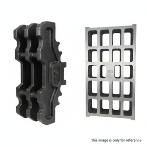 Pièces en acier inoxydable moulées par investissement usinées CNC, ensemble de blocs de base de montage rainurés pour grille de drainage en nid d'abeille - Product Image 1