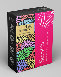 Incienso de Flujo Inverso SURABHI, Polvo de Madera Premium, 100% Natural, Orgánico, Ecológico, Aromático, para Todas las Estaciones - Product Image 2