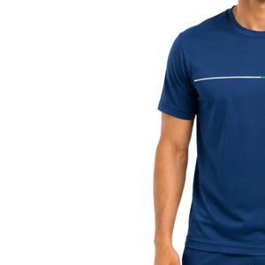 T-shirt de sport pour homme, bleu royal, performance, séchage rapide, athlétique, gym, course à pied, entraînement, logo personnalisé, OEM - Product Image 2