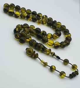 Rosario Religioso, Tasbih, Accesorios de Oración, Venta al por Mayor, Cuentas de Resina Natural, Hecho a Mano, Ecológico, Personalizable - Product Image 2