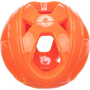 Pelota de nido de abeja TPR de 6 cm, juguete interactivo naranja para mascotas - Product Image 1