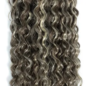 ผมแท้แบบ Remy Weft สีน้ำตาลดำ ลอนธรรมชาติ เนื้อนุ่ม หนาเต็ม ปริมาณมาก - Product Image 4