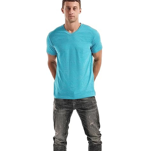 T-shirt en coton uni de haute qualité pour hommes - Product Image 2