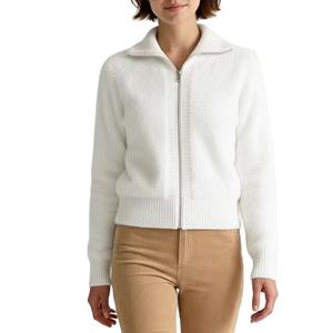 Suéter Cárdigan de Invierno Personalizable OEM ODM para Mujer, Suéter de Moda, Jacquard Afelpado, Mangas Largas, Tejido Cálido, Informal, Cuello en V, Nailon - Product Image 1