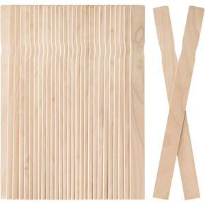 Lot de 30 bâtonnets mélangeurs en bois de 12 pouces, grands bâtonnets de type bâtonnet de glace pour peinture, artisanat et époxy, 100% naturels - Product Image 1