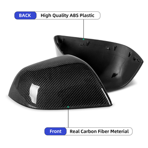 2pcs Rear <span class=keywords><strong>View</strong></span> gương bảo vệ Bìa <span class=keywords><strong>Real</strong></span> carbon fiber ABS chiếu hậu phụ tùng ô tô xe cho mô hình y phụ kiện - Product Image 6