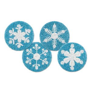 Handmade Seed Beads <b>Coaster</b> Set for Tea & Coffee Decorative <b>Beaded</b> <b>Coasters</b> - Product Image 2