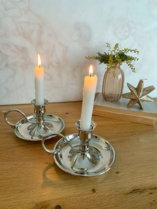 Ensemble de bougeoirs coniques en cuivre faits à la main, décoration de mariage rustique, support de bougie vintage en cuivre, bougeoirs décoratifs pour table - Product Image 5