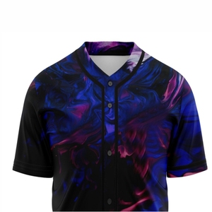 Camiseta de Béisbol Sublimada Resistente a la Decoloración, Uniforme de Equipo con Impresión Completa Personalizada, Tejido de Malla Transpirable y Ligero - Product Image 3