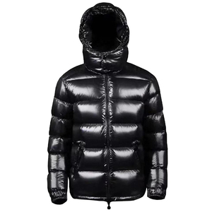 Chaqueta Acolchada con Capucha para Hombre, Invierno, Ecológica, Reversible, Transpirable, con Logotipo Personalizado en la Parte Delantera, Alta Calidad, Gran Venta - Product Image 1