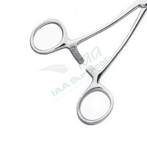 คีมคีบจับลิ้นเล็กเครื่องมือทันตกรรมสัตวแพทย์คีมหนีบลิ้นคอลลินทำจากเหล็ก - Product Image 6