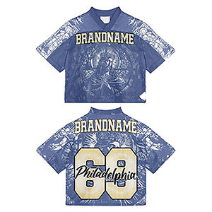 Camiseta de fútbol de malla extragrande personalizada de alta calidad, camiseta retro de fútbol, camisetas de malla para hombre, camiseta de fútbol de malla holgada - Product Image 6