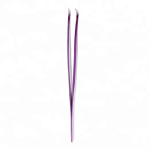 Private Label Purple Stainless Steel Volume Eyelash Tweezers Precision Fan Making Russian Volume Lash <b>Tool</b> Durable Pro - Product Image 1