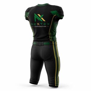 Custom Sublimation American Football Uniform Set Jersey and <b>Pants</b> with <b>Pads</b> - Product Image 5