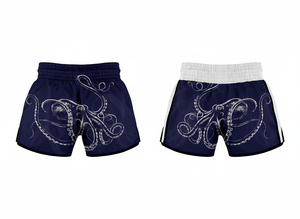 Pantalones Cortos de Muay Thai 100% Poliéster de Alta Calidad, para Artes Marciales, Boxeo, Lucha, Sublimados, para Entrenamiento de Kickboxing, Gimnasio y Deportes - Product Image 2