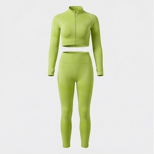 Vêtements de sport décontractés pour femmes, ensemble de yoga surdimensionné, vêtements de sport pour l'entraînement, la course à pied, les exercices, vêtements de sport actifs - Product Image 1