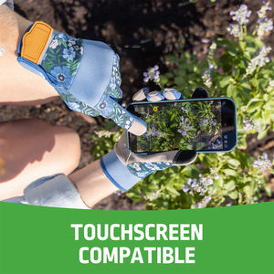 Guantes de Jardinería Unisex de Buena Calidad con Puntas de Dedos Táctiles, Transpirables, que Absorben la Humedad, con Muñequera Ajustable - Product Image 4