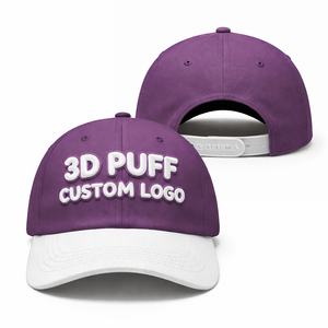 Gorras de Béisbol con Bordado de Logotipo Personalizado Premium, Transpirables, Ligeras, de Secado Rápido, Estilo Hip Hop Urbano, Impresión 3D en Relieve - Product Image 2