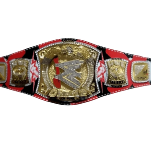 Cinturón de Campeonato WWE de CM Punk, Personalizable, de Alta Calidad, Rojo y Negro, Cinturón Deportivo Personalizado, Edición de Coleccionista - Product Image 6