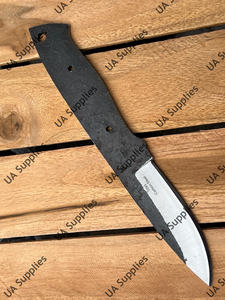 มีดทำมือสไตล์วินเทจคุณภาพสูงสำหรับตั้งแคมป์กลางแจ้ง DIY อเนกประสงค์ ใบมีดเปล่าแบบ Drop Point สำหรับ EDC  OEM/ODM - Product Image 4