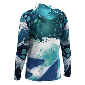 Sudadera con Capucha Táctica de Pesca BEUDEN SPORTS Personalizada con Protección Solar UPF50, Tejido Elástico de Secado Rápido, Spandex/Poliéster, Estampado Digital, Unisex - Product Image 4