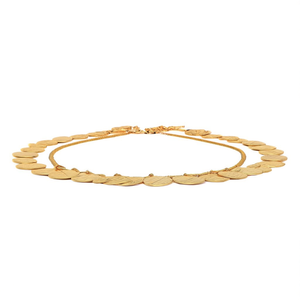 18K Gold Plated Matte Coin Style Hip Chain-Trendy Body Jewelry for Waist - Product Image 2