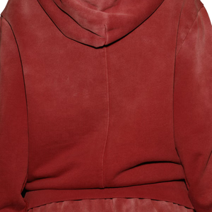 Custom Women's <b>Cropped</b> Full <b>Zip</b> Hoodie Vintage Washed Cotton Fleece Casual Streetwear OEM ODM Premium Sweatshirt - Product Image 2