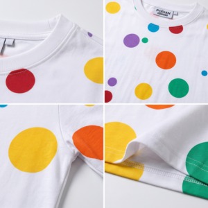 T-shirt personnalisé à épaules tombantes 100 % coton coupe ample imprimé numérique uni décontracté pour homme col rond manches courtes séchage rapide - Product Image 5