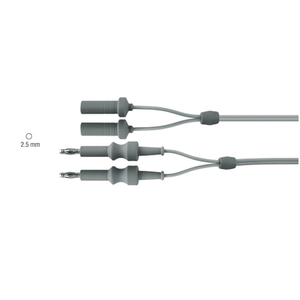 Câble bipolaire en acier inoxydable pour câblage électrique |   Fil chirurgical manuel, résistant à la chaleur, flexible, isolé et réutilisable - Product Image 1