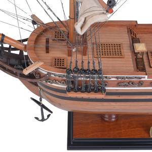 T018 - The El Cazador Durable Decorative Ship <b>Model</b> Hand Painted <b>Wood</b> Vietnam Collectible for Wall Signs Boxes 58Lx20Wx57H Cm - Product Image 4