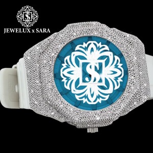 Montre de luxe en caoutchouc blanc Mossinate de qualité supérieure pour un usage décontracté, sportif et extérieur, disponible à un prix abordable - Product Image 2