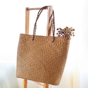 Bolso de mano de seagrass, bolso de moda, venta al por mayor, precio económico, bolsos escolares de rafia de Vietnam - Product Image 1