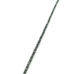 Bracelet tennis en argent sterling 925 de luxe, élégant, de haute qualité, personnalisé, avec diamants noirs, pour femme, meilleur prix, vente en gros - Product Image 1