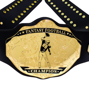Ceinture de Champion de Fantasy Football Personnalisable, Plaque Dorée de Haute Qualité, Ceinture Sportive avec Design Premium pour les Vainqueurs - Product Image 2