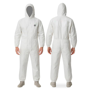 Nuevo Traje de Protección Industrial para Pintura en Aerosol, de Alta Calidad, Impermeable, Transpirable, de Poliéster, Reutilizable, Lavable, Sin Pelusas, con Capucha - Product Image 1