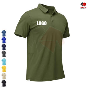 Chemises polo personnalisées Ryan Pro Gear pour hommes, style pull, avec logo personnalisé sur le panneau. - Product Image 2