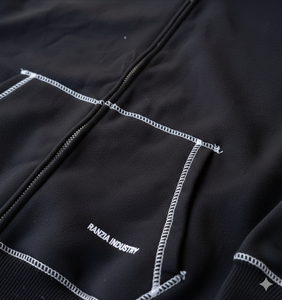 Fabricante Ranzia Industry de Sudaderas con Capucha y Pantalones Deportivos de Forro Polar Grueso Personalizados, Sudadera con Capucha y Cremallera Completa, Lavado Ácido, con Pedrería - Product Image 6