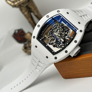 ZF Factory Men's Stainless Steel <b>Case</b> Automatic <b>Watch</b> for Movement High Quality Sapphire Crystal 30m Water Resistant Rubber - Product Image 1