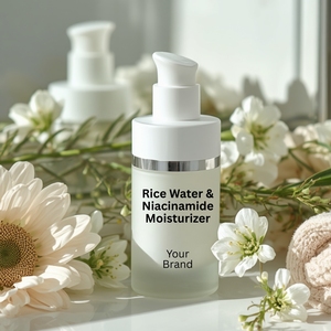 Crème de Nuit Hydratante OEM ODM au Riz, Niacinamide, Vitamine E et Peptides de Collagène – Sans Huile, Correction de la Pigmentation, Éclaircissante pour Tous Types de Peau - Product Image 3