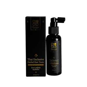 Tónico capilar herbario exclusivo tailandés orgánico de 75 ml elaborado con 14 extractos de hierbas que fortalece las raíces del cabello para el crecimiento del cabello. - Product Image 5