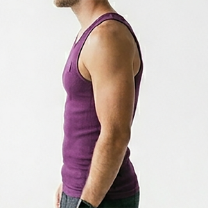 Débardeur d'été pour homme en coton 100% écologique, ultra fin, qualité standard, design moderne, prix de gros abordable - Product Image 3