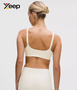 เสื้อชั้นในกีฬาโยคะคุณภาพสูงสำหรับผู้หญิง XEEP รุ่น XC-SB-145 แบบเรียบง่าย ระบายอากาศได้ดี สายปรับได้ แผ่นรองถอดออกได้ รองรับได้ดีเยี่ยม แห้งเร็ว - Product Image 2