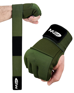 Bandages de boxe élastiques rembourrés de gel pour les mains, sous-gants de protection pour jeunes combattants, paire de gants de boxe en gel - Product Image 3