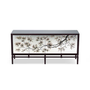 Mueble de Salón Pintado a Mano, Mueble de Almacenamiento Decorativo de Madera Maciza, Mueble Artístico para el Hogar, Hotel y Villa - Product Image 1