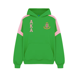 Sudadera con Capucha Extra Grande de Invierno de Primera Calidad de Alpha Kapa Alpha Sorority, Logotipo Frontal, Estilo Elegante, Letras Griegas, 100% Algodón, Secado Rápido - Product Image 1